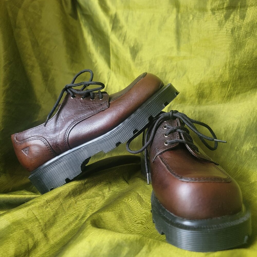 Dr.Martens Vintage Made In England Bark Brown Dress Shoes Size 5 Women